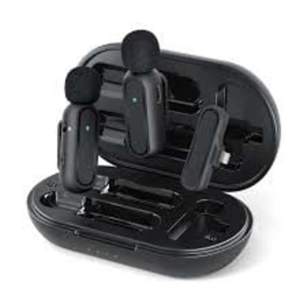Generic Wireless Lavalier Microphone System with Charging Case
